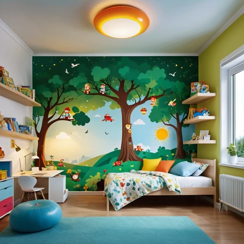 children's room,children's bedroom,kids room,nursery decoration,children's interior,baby room,boy's room picture,nursery,the little girl's room,children's background,wall sticker,wall decoration,great room,sleeping room,danish room,children's fairy tale,room newborn,wall painting,playing room,tree house,Photography,General,Realistic
