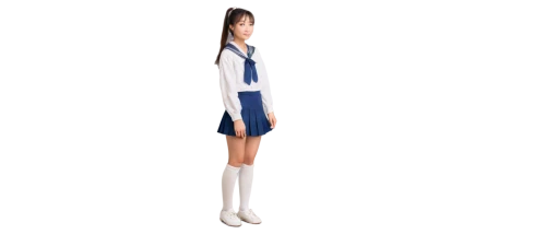 articulated manikin,school uniform,cheerleading uniform,nurse uniform,knee-high socks,girl in a long,a uniform,dress doll,girl on a white background,sports uniform,female doll,uniform,manikin,kantai collection sailor,anime japanese clothing,a wax dummy,school clothes,3d figure,knee-high boot,3d model,Illustration,Abstract Fantasy,Abstract Fantasy 05