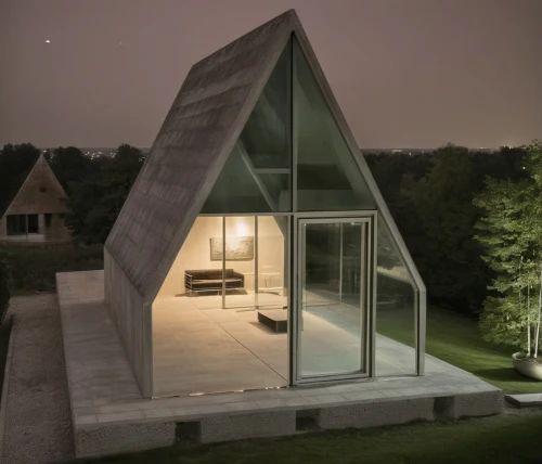 cubic house,mirror house,glass pyramid,cube house,frame house,structural glass,modern architecture,inverted cottage,transparent window,archidaily,house shape,danish house,glass facade,modern house,dunes house,summer house,futuristic architecture,contemporary,folding roof,glass pane