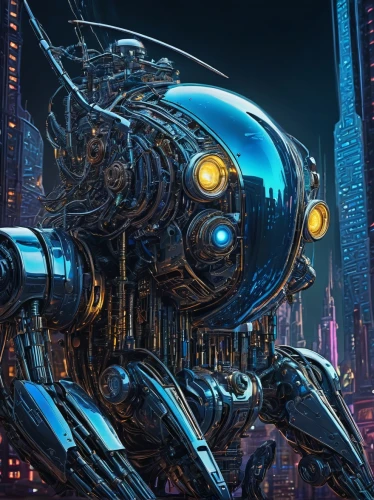 sci fiction illustration,cybernetics,cyberpunk,valerian,sci fi,scifi,sci - fi,sci-fi,bolt-004,dystopia,mecha,mech,cyborg,cyberspace,robotic,science fiction,chat bot,robot eye,bot,biomechanical,Illustration,Realistic Fantasy,Realistic Fantasy 40