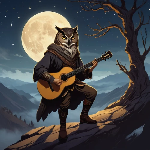 banjo player,bard,banjo guitar,art bard,banjo,violinist violinist of the moon,cavaquinho,cat vector,banjo uke,musician,guitar,vector illustration,serenade,guitar player,halloween cat,halloween vector character,guitar solo,itinerant musician,thundercat,halloween illustration,Illustration,Black and White,Black and White 02