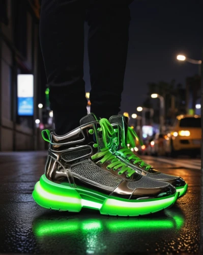 futuristic,green light,pedestrian lights,hover,light year,light trails,neon lights,neon ghosts,lightshow,roller skating,leprechaun shoes,neon light,artistic roller skating,lights led,neon,bioluminescence,light trail,neon human resources,light show,lasers,Illustration,Japanese style,Japanese Style 10