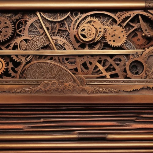 old calculating machine,steampunk gears,musical instrument,carved wood,calculating machine,mechanical puzzle,wood carving,experimental musical instrument,church instrument,mechanical,woodwork,cog,kinetic art,transport panel,panel,wooden instrument,psaltery,grand piano,player piano,machinery,Illustration,Realistic Fantasy,Realistic Fantasy 13
