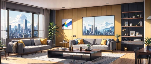 hoboken condos for sale,apartment lounge,penthouse apartment,sky apartment,modern living room,livingroom,modern decor,apartment,an apartment,modern room,homes for sale in hoboken nj,shared apartment,living room,contemporary decor,homes for sale hoboken nj,condo,hudson yards,3d rendering,family room,condominium,Anime,Anime,Realistic