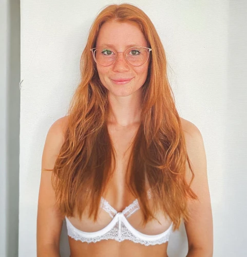with glasses,glasses,ginger rodgers,redhead,redhair,pink glasses,swedish german,redheaded,two glasses,greta oto,redheads,silver framed glasses,white sling,sports bra,ski glasses,ginger,anna lehmann,garanaalvisser,without clothes,british semi-longhair