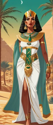 cleopatra,pharaonic,karnak,ancient egyptian girl,pharaoh,nile,ancient egypt,egyptian,ancient egyptian,pharaohs,lily of the nile,horus,dahshur,egypt,tutankhamun,king tut,priestess,sphinx pinastri,arabian,egyptians,Illustration,Japanese style,Japanese Style 06