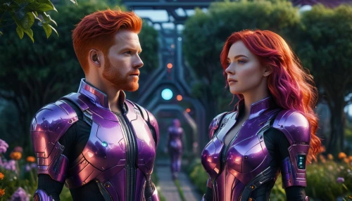 clove garden,passengers,beautiful couple,xmen,marvels,thanos infinity war,husband and wife,married couple,x men,couple goal,x-men,couple - relationship,couple in love,purple,parallel,superhero background,wife and husband,purple frame,romantic scene,connecting,Photography,General,Sci-Fi