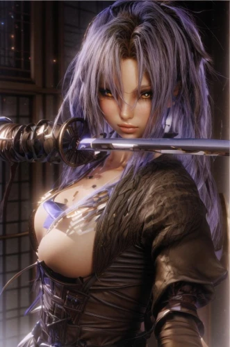 swordswoman,katana,female warrior,fuki,kinara,viola,warrior woman,lechona,gara,elza,beautiful girls with katana,la violetta,fantasy warrior,balalaika,koto,sorceress,artemisia,fantasy woman,samurai fighter,violet