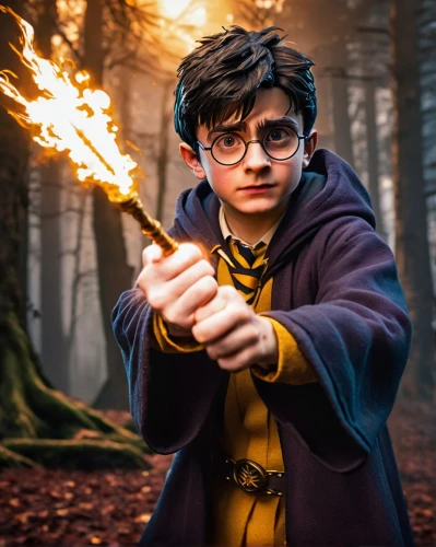 potter,harry potter,wand,newt,pyrogames,wizard,cosplay image,wizardry,wand gold,wizards,broomstick,the wizard,smouldering torches,magic wand,magical,photoshop manipulation,flickering flame,albus,torches,magical adventure,Conceptual Art,Fantasy,Fantasy 26