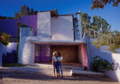 majorelle blue,woman house,model house,cube house,dunes house,the purple-and-white,cubic house,blue doors,digital compositing,san pedro de atacama,marrakesh,blue door,house shape,house painting,guesthouse,cube stilt houses,syringe house,clay house,house for rent,apartment house,Photography,General,Cinematic