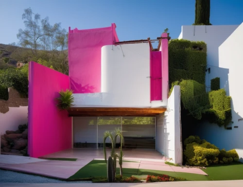 pink squares,cube house,pink chair,cubic house,mid century house,dunes house,mid century modern,cube stilt houses,modern house,pink elephant,model house,pink grass,palm springs,pink scrapbook,house shape,modern architecture,house painting,magenta,house for rent,pink double,Photography,General,Realistic