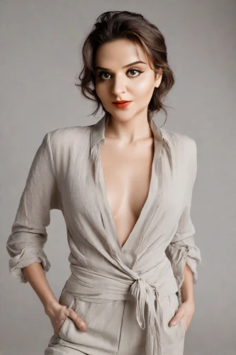 elegant,social,romantic look,birce akalay,female hollywood actress,hollywood actress,bolero jacket,menswear for women,elegance,blouse,aditi rao hydari,women fashion,deepika padukone,actress,cardigan,attractive woman,women's clothing,fashion shoot,silver,white winter dress,Photography,Realistic