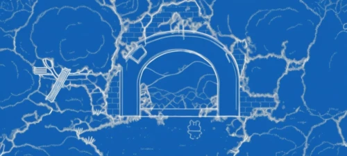 portal,blueprint,blueprints,blue cave,panoramical,the blue caves,grotto,blue room,defense,map silhouette,heaven gate,blue caves,arch,el arco,ruin,vault,cover,blue print,blu,backgrounds,Unique,Design,Blueprint