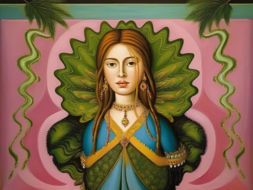 praying woman,the prophet mary,woman praying,portrait of christi,girl in a wreath,mary 1,pregnant woman icon,medicine icon,the annunciation,girl praying,girl with tree,nopal,mary-bud,santa fe,pachamama,yucatan,peruvian women,khokhloma painting,lacerta,anahata,Illustration,Abstract Fantasy,Abstract Fantasy 12