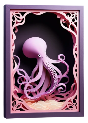 pink octopus,squid game card,cnidarian,sea anemone,cephalopod,octopus vector graphic,polyp,octopus tentacles,tentacles,fun octopus,octopus,deep sea nautilus,tentacle,cephalopods,cnidaria,giant squid,flaccid anemone,marine invertebrates,anemone of the seas,silver octopus,Unique,Paper Cuts,Paper Cuts 10