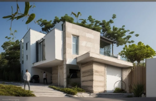 modern house,3d rendering,residential house,modern architecture,render,cubic house,house shape,dunes house,house drawing,mid century house,frame house,exterior decoration,build by mirza golam pir,arhitecture,private house,cube house,residence,large home,eco-construction,stucco frame,Photography,General,Realistic