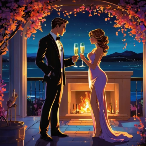 romantic scene,romantic night,romantic,serenade,romantic look,romantic portrait,romantic meeting,ballroom,romantic dinner,cinderella,a fairy tale,ballroom dance,romantic rose,cg artwork,dancing couple,the ceremony,beautiful couple,proposal,wedding photo,fairytale,Conceptual Art,Daily,Daily 24