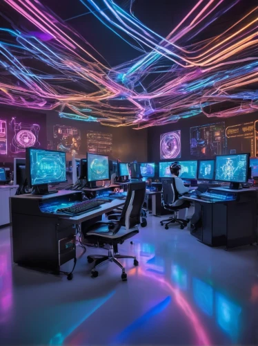 computer room,control center,control desk,the server room,neon human resources,data center,ufo interior,trading floor,cyberspace,computer network,sci fi surgery room,blur office background,electrical network,cyber,io centers,fractal design,modern office,creative office,computer workstation,computer networking,Photography,Artistic Photography,Artistic Photography 04