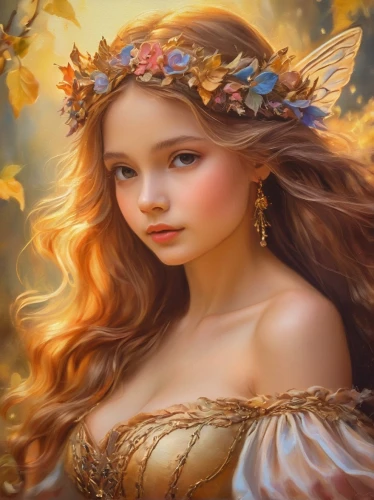 faerie,faery,little girl fairy,flower fairy,child fairy,fairy queen,fantasy art,fairy,cupido (butterfly),fantasy portrait,mystical portrait of a girl,fairy tale character,autumn background,fantasy picture,butterfly background,fairies aloft,golden autumn,fae,garden fairy,yellow butterfly,Illustration,Realistic Fantasy,Realistic Fantasy 02