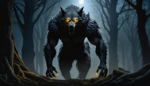 werewolf,werewolves,howling wolf,wolfman,wolf,the wolf pit,wolves,gray wolf,wolfdog,wolf hunting,european wolf,two wolves,black shepherd,wolf bob,black warrior,howl,posavac hound,forest animal,coyote,yellow eyes,Art,Artistic Painting,Artistic Painting 29