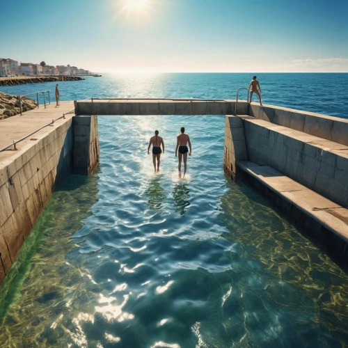 thermal bath,infinity swimming pool,thermal spring,dead sea,the dead sea,dug-out pool,thermae,water stairs,adriatic,sea trenches,mineral spring,outdoor pool,sea water,mamaia,life saving swimming tube,croatia,the mediterranean sea,wastewater treatment,swimming pool,open water swimming,Photography,General,Realistic