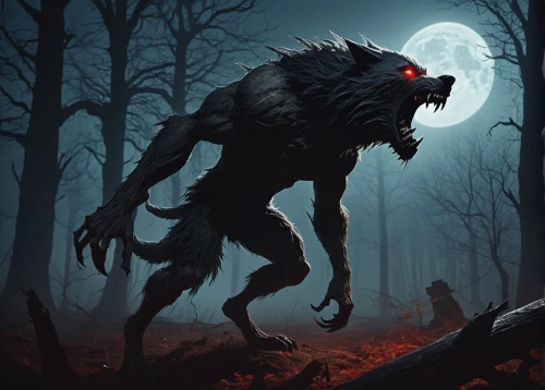 werewolf,werewolves,wolfman,howling wolf,wolf,blood hound,wolves,wolfdog,wolf hunting,gray wolf,howl,black shepherd,posavac hound,two wolves,european wolf,the wolf pit,constellation wolf,red wolf,red riding hood,wolf down,Illustration,Realistic Fantasy,Realistic Fantasy 44