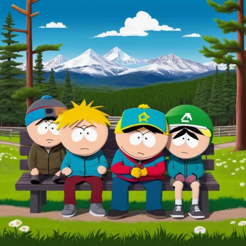 mountain fink,river pines,boy scouts,cartoon video game background,boy scouts of america,foursome (golf),pubg mascot,adventure game,scandia gnomes,sugar pine,game art,action-adventure game,game characters,little league,android game,cartoon forest,campers,pines,alpine hats,bandana background,Illustration,Realistic Fantasy,Realistic Fantasy 23