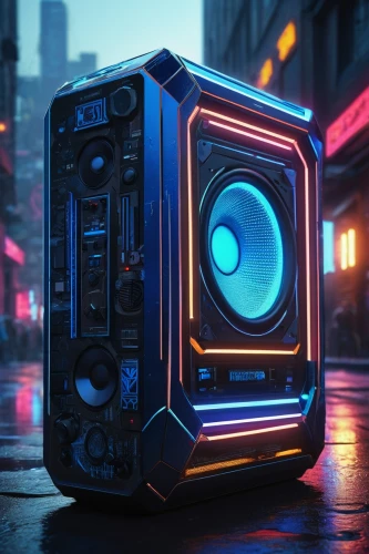 boombox,gamecube,boom box,cinema 4d,bass speaker,jukebox,pc speaker,nintendo gamecube,3d render,sundown audio,computer speaker,retro music,80's design,retro styled,beautiful speaker,radio,audio speakers,sound carrier,3d model,vinyl player,Illustration,Realistic Fantasy,Realistic Fantasy 28