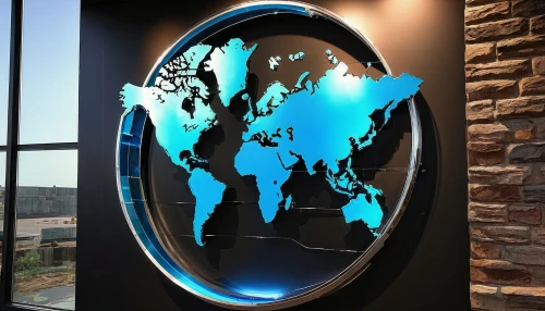 world clock,electronic signage,terrestrial globe,yard globe,wall clock,globe,world map,flat panel display,skype logo,accuracy international,continents,company headquarters,world's map,search interior solutions,global,map silhouette,financial world,robinson projection,blur office background,map of the world