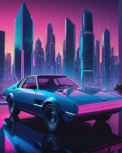 80s,80's design,retro background,pontiac fiero,toyota ae85,cyberpunk,3d car wallpaper,retro car,1980's,lamborghini jalpa,1980s,retro,elektrocar,miami,wallpaper,retro music,retro styled,futuristic,aesthetic,lamborghini countach,Illustration,Abstract Fantasy,Abstract Fantasy 03