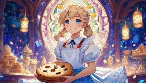 alice,cinderella,rapunzel,elsa,confectioner,fairy tale character,gingerbread maker,cookie,star kitchen,alice in wonderland,waitress,disney character,fairy tale icons,chocolatier,bakery,angel gingerbread,cooking book cover,baking cookies,disney-land,girl with bread-and-butter,Unique,Paper Cuts,Paper Cuts 08