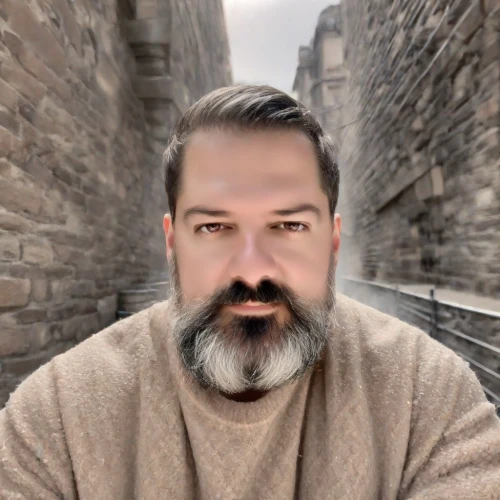 eastern state penitentiary,middle eastern monk,dwarf sundheim,virtual identity,self-portrait,the abbot of olib,portrait background,composite,fractalius,17-50,digital identity,genghis khan,old human,wailing wall,aged,fantasy portrait,the terracotta army,beard,dimitrios,clone jesionolistny,Photography,Realistic