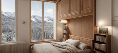 bedroom window,snowhotel,sleeping room,room divider,window treatment,snow cornice,wooden windows,wood window,canopy bed,snow shelter,winter window,bedroom,snow roof,mountain hut,window blind,open window,modern room,armoire,avalanche protection,guest room,Interior Design,Bedroom,Tradition,Upper Franconian