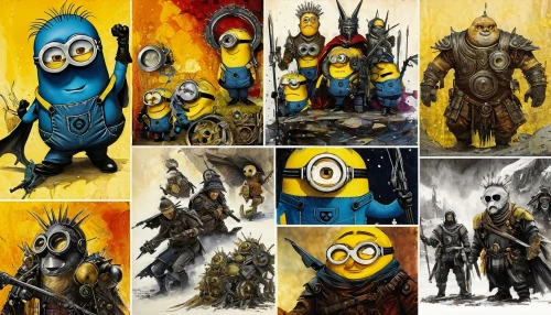 minions,minion tim,minion,minion hulk,comic characters,norse,minifigures,fairytale characters,game characters,dancing dave minion,the army,dwarves,despicable me,vikings,shield infantry,protectors,banana family,avatars,the seven deadly sins,icon collection