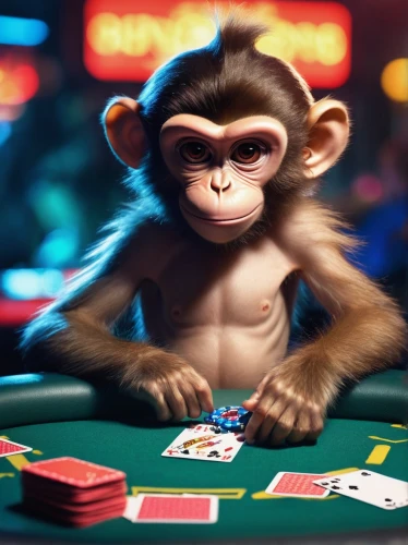 poker,dice poker,gambler,monkeys band,the monkey,gamble,chimpanzee,chimp,primate,barbary monkey,monkey,blackjack,ape,poker set,poker table,macaque,card games,card game,playing cards,monkey gang,Conceptual Art,Sci-Fi,Sci-Fi 29