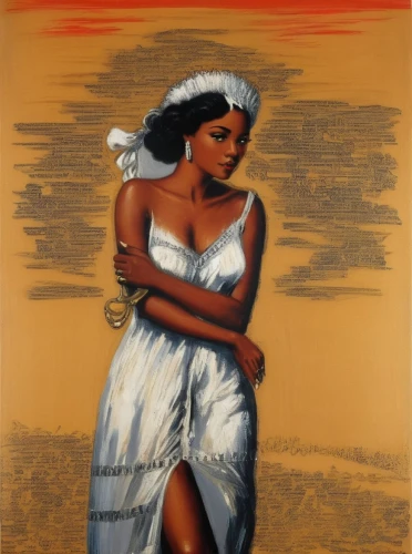 african woman,african american woman,ancient egyptian girl,namib,art deco woman,girl on the dune,tassili n'ajjer,african art,namib rand,khokhloma painting,polynesian girl,eritrea,the sea maid,woman walking,girl with cloth,lily of the nile,beautiful african american women,girl in a long dress,woman with ice-cream,cleopatra,Illustration,Realistic Fantasy,Realistic Fantasy 21
