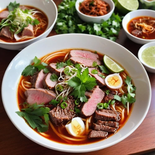 bún bò huế,bún riêu,beef noodle soup,vietnamese cuisine,bánh canh,thai northern noodle,yaka mein,asian soups,bánh bò,mee siam,vietnamese food,pho,bars ramen in saigon,laotian cuisine,thai noodle,pho ga,vietnamese,khao soi,chinese sour spicy soup,bánh cuốn,Photography,General,Realistic