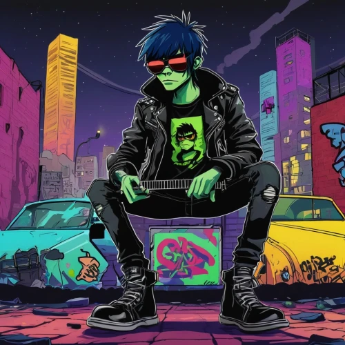 2d,spotify icon,noodle image,patrol,punk,noodle,dj,cool pop art,cyberpunk,superhero background,neon,emo,frog background,yukio,spotify logo,modern pop art,nico,streampunk,riddler,wasabi,Illustration,Realistic Fantasy,Realistic Fantasy 41