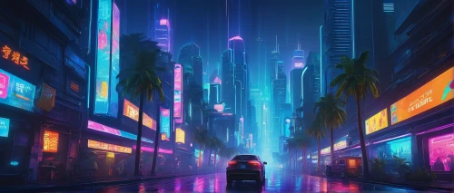 cyberpunk,colorful city,cityscape,tokyo city,tokyo,shinjuku,fantasy city,futuristic landscape,city lights,futuristic,neon lights,metropolis,vapor,taipei,shanghai,hong kong,neon arrows,neon,aesthetic,urban,Illustration,Abstract Fantasy,Abstract Fantasy 17