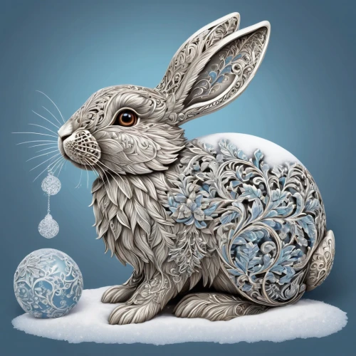 arctic hare,gray hare,snowshoe hare,rabbits and hares,snow hare,cottontail,christmas snowy background,mountain cottontail,european rabbit,snowglobes,white bunny,easter bunny,winter animals,white rabbit,snowball,hares,deco bunny,easter rabbits,domestic rabbit,snow globes,Illustration,Black and White,Black and White 03