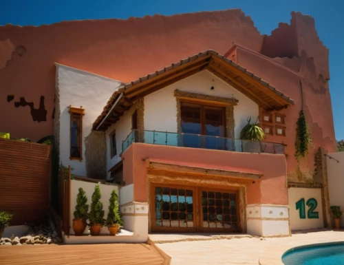 traditional house,riad,dunes house,holiday villa,terracotta,terracotta tiles,hacienda,pool house,private house,wild west hotel,miniature house,sinai,clay house,small house,house in the mountains,beautiful home,house in mountains,3d render,house painting,sossusvlei,Photography,General,Realistic