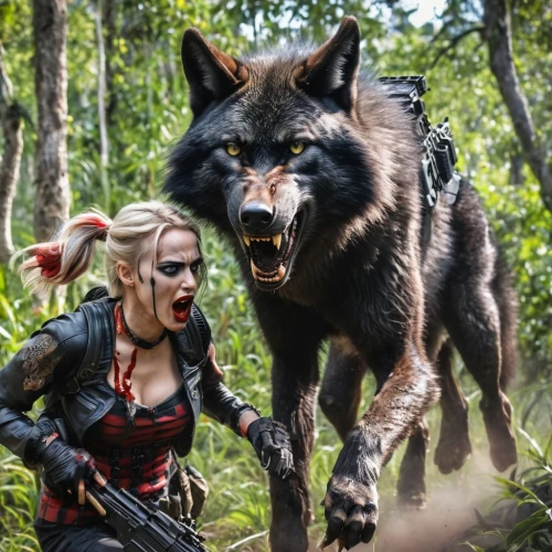 wolf hunting,two wolves,wolf couple,huntress,red riding hood,werewolves,wolves,red wolf,warrior and orc,werewolf,blood hound,female warrior,the wolf pit,howl,wolf pack,wolfdog,howling wolf,warrior woman,she feeds the lion,renegade,Photography,General,Realistic