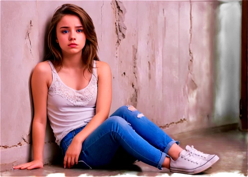 girl sitting,jeans background,image editing,portrait background,photo session in torn clothes,girl in a long,photographic background,girl in t-shirt,relaxed young girl,image manipulation,young woman,photoshop manipulation,picture design,in photoshop,photo shoot with edit,photo painting,edit icon,beautiful young woman,teen,digital compositing,Art,Classical Oil Painting,Classical Oil Painting 01