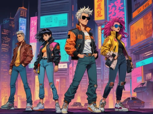 anime japanese clothing,my hero academia,three d,gangstar,boruto,travelers,tokyo city,jacket,anime 3d,80's design,anime cartoon,city youth,persona,cg artwork,cyberpunk,vector people,80s,dragon slayers,2d,stylish,Unique,Design,Character Design