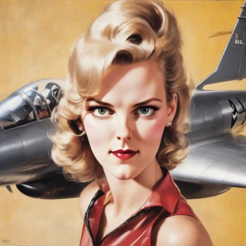 retro pin up girl,retro pin up girls,pin up girl,pin ups,pin up,pin-up girl,pin-up,valentine day's pin up,pinup girl,pin up girls,valentine pin up,lockheed model 10 electra,stewardess,lockheed p-38 lightning,pin-up girls,edsel corsair,pin-up model,watercolor pin up,vintage woman,lockheed,Digital Art,Impressionism