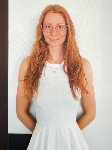 girl on a white background,girl in white dress,ginger rodgers,on a white background,on a transparent background,white dress,with glasses,gingerman,white frame,white background,maci,silver framed glasses,redhair,white shirt,composite,pretty young woman,redheaded,digital photo frame,yellow background,portrait background