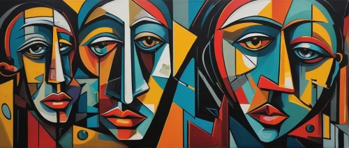multicolor faces,faces,heads,woman face,woman's face,cubism,picasso,dali,meticulous painting,meridians,tel aviv,wooden figures,paintings,mirrors,graffiti art,women's eyes,athens art school,face,mural,glass painting,Conceptual Art,Daily,Daily 02