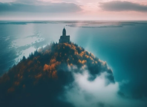 sunken church,lighthouse,electric lighthouse,sea of fog,lake baikal,baltic sea,the baltic sea,latvia,fairy chimney,island suspended,light house,lake superior,baikal lake,wave of fog,mont saint michel,saintpetersburg,red lighthouse,fairytale castle,baikal,water castle,Photography,Artistic Photography,Artistic Photography 07