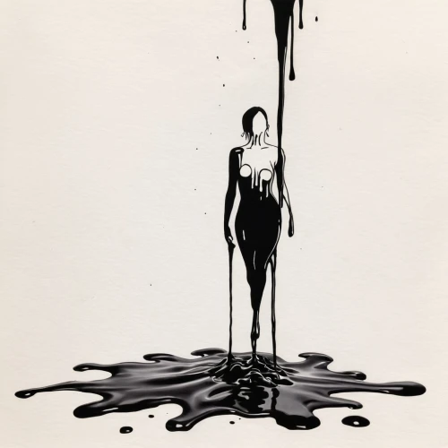 dripping blood,drips,ink painting,hanged man,drowning,oil stain,black water,black candle,dripping,ink,a drop of blood,bloody mary,degradation,bleed,marionette,ink pen,blood spatter,water drip,blood stains,bleeding,Illustration,Black and White,Black and White 34