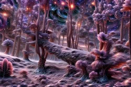 fairy forest,forest of dreams,mushroom landscape,elven forest,cartoon forest,enchanted forest,winter forest,fantasy landscape,tree grove,fairytale forest,fantasy picture,chestnut forest,fairy world,forest glade,haunted forest,fairy village,spruce forest,forest landscape,alien world,fir forest